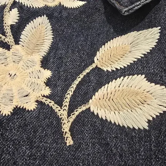 NWT Dolan Left Coast Embroidered Flowers Jacket - Picture 5 of 6